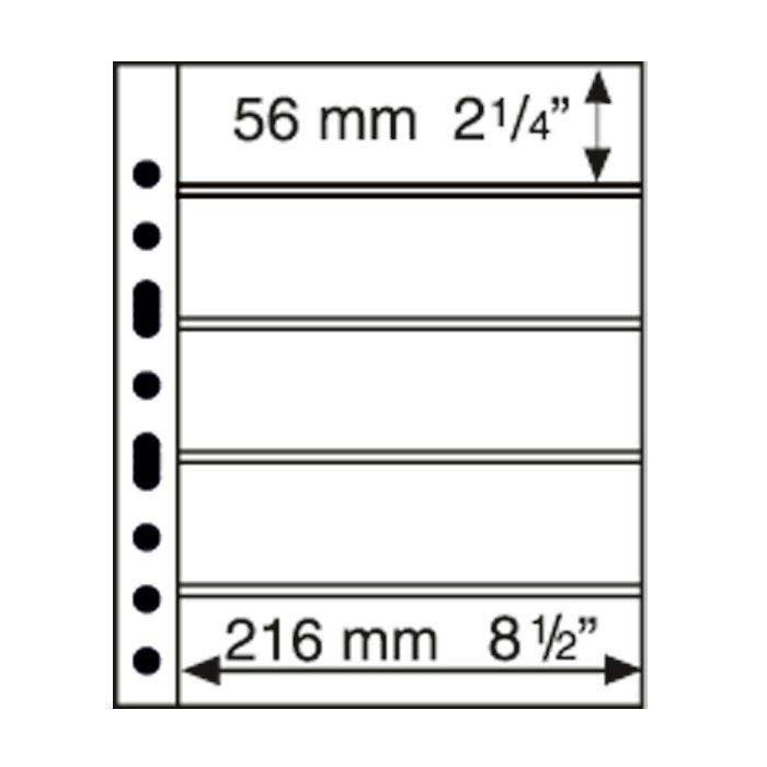 GRANDE sheets 5 S - black (pack of 5)