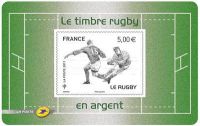 (2011) MiNr. 5164 ** - France - metal stamp - Rugby