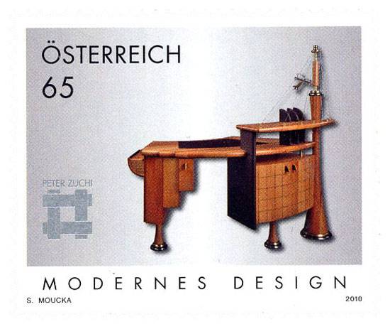 (2010) No. 2895 ** - Austria - Design aus Österreich - Peter Zuchi