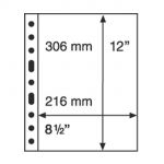 GRANDE sheets 1C - transparent (pack of 5)