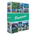 Postcard album (162 x 114 mm) with pattern - up to 200 pcs