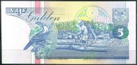 Surinam (P136b) - 5 Gulden (1998) - UNC