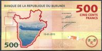 Burundi (P 50) 500 Francs (2015) - UNC