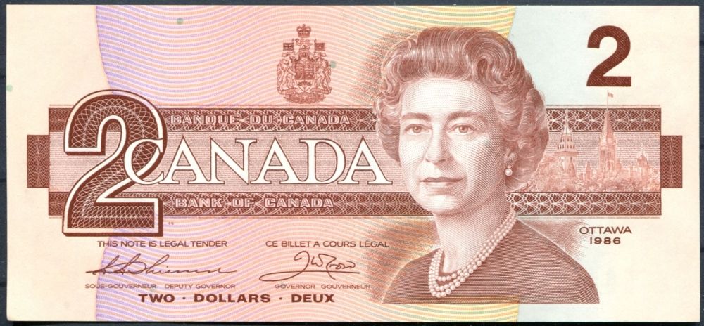 Canada - (P 94b) 2 DOLLARS 1986 - UNC