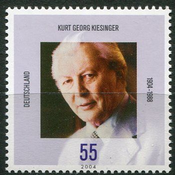 (2004) MiNr. 2396 ** - Německo - 100. narozeniny Kurt Georg Kiesinger