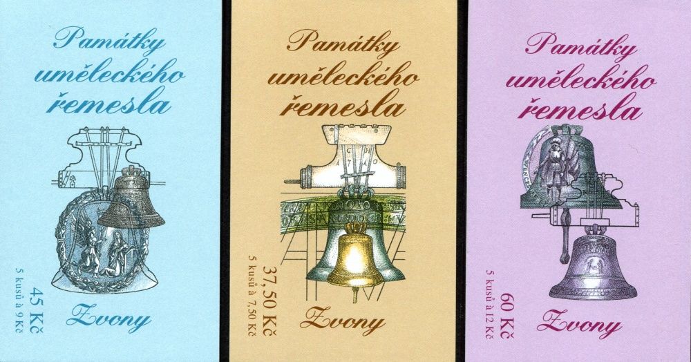 (2005) ZS 95 - 97 - Česká pošta - Umělecká řemesla - Zvony