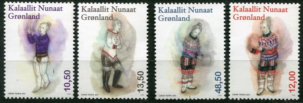 (2016) MiNr.  ** - Grónsko - Dámský národní kroj