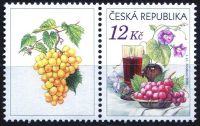(2006) č. 467 ** - Česká republika - Zátiší s vínem (K1+1)