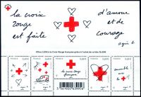 (2015) MiNr. 6309 - 6313 ** - Francie - BLOCK 315 - Červený kříž