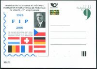 (2001) CDV 64 ** - P 74 - 75. výročí Mezinárodní filatelistické federace