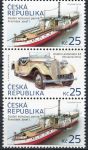 (2014) No. 810 - 811 ** - Czech Republic - 3-bl - Historical means of transport