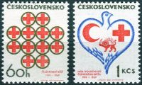 (1969) MiNo. 1851 - 1852 ** - Czechoslovakia - Red Cross