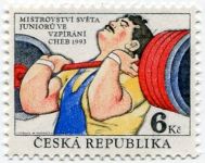 (1993) No. 8 ** - Czech Republic - World Junior Weightlifting Championships Cheb 1993