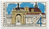 (1993) MiNo. 7 ** - Czech Republic - 1000 years of Břevnov Monastery in Prague - UNESCO