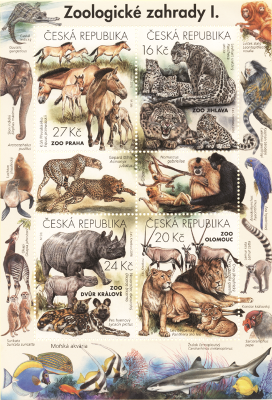 (2016) A 894 - 897 ** - Česká republika - Ochrana přírody - Zoologické zahrady I.