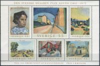 (1969) MiNo. 638 - 643 ** - Sweden - Minisheet 1 - 100th birthday of Ivan Aguéli