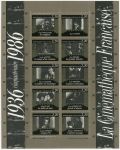(1986) MiNo. 2566 - 2575 ** - France - Minisheet 7 - 50 years of French film archive - film scenes