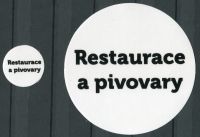 MAC labels on albums tourist medals - the inscription: "Restaurace a pivovary"