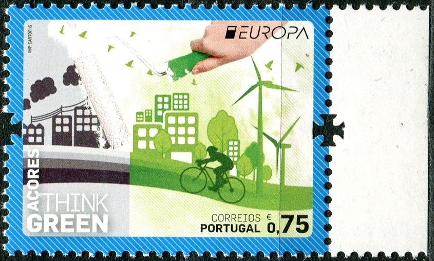 (2016) MiNr. 614 ** - 0,75 € - Portugal Azores - Europe: Thinking Green