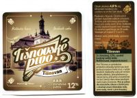 Tišnov beer - 12% Tišnovan (stickers) A+B