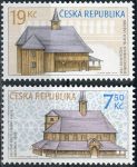 (2006) No. 490 - 491 ** - Czech Republic - Wooden churches