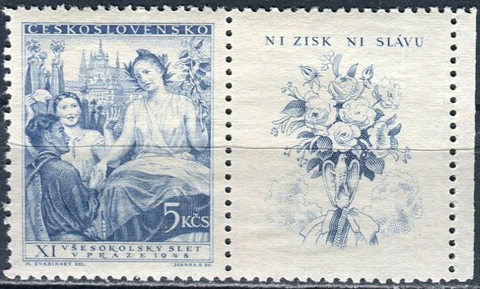 (1948) č. 469 ** - ČSSR - KP - XI. všesokolský slet v Praze