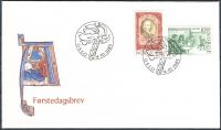 (1985) FDC - MiNr. 934 - 935 - Norsko - 200 let veřejná knihovna