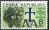 (1993) No. 11 ** - Czech Republic - stamp: 1130 years since the arrival of Cyril and Methodius