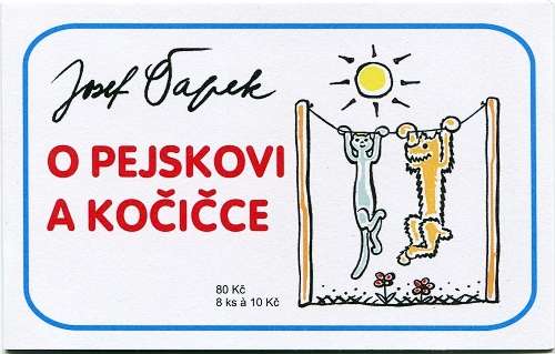 (2008) MiNr. 560 ** (MH 140) - Czech Republic - For children - About dog and cat