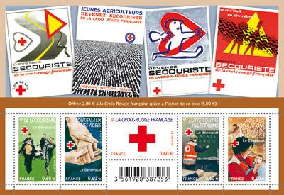 (2011) No. 5230 - 5234 ** - France - BLOCK 170 - Red Cross 2011