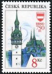 (1993) MiNo. 9 ** - Czech Rep. - Beauties of Our Country II - 750 Years of the City of Brno