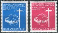 (1967) MiNo. 531 - 532 ** - Vatican - 3rd World Congress of the Apostolate of the lay
