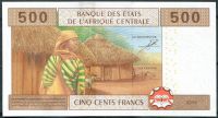 CAF Kongo - (P 106T) 500 CA FRANCS (2002) - UNC (sér. T)