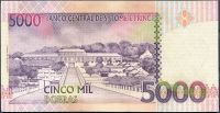 Sv. Tomáš a Princův ostrov - (P 65a)  5000 Dobras (1996) - UNC