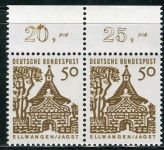 (1964) MiNr. 458 ** - Německo - 2-bl - Německé stavby z dvanácti století (I) - Ellwangen