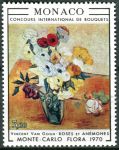 (1970) MiNr. 973 ** - Monako - Mezinárodní soutěž květinových vazeb, Monte Carlo
