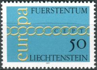 (1971) MiNr. 545 ** - Liechtenstein - Europa