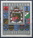 (1973) MiNo. 590 ** - Liechtenstein - coat of arms