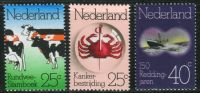 (1974) MiNr. 1032 - 1034 ** - Netherlands - Anniversaries