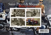 (2017) MiNr. 1278 - 1281 ** - Saint Pierre a Miquelon - BLOCK 30 - Staré motocykly