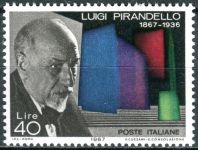(1967) MiNo. 1234 ** - Italy - 100th birthday of Luigi Pirandello