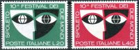 (1967) MiNo. 1235 - 1236 ** - Italy - 10th Festival of the Two Worlds in Spoleto