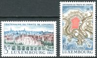 (1967) MiNr. 746 - 747 ** - Luxembourg - 100 years London contract