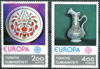 (1976) MiNr. 2385 - 2386 ** - Turecko - Europa: Řemesla