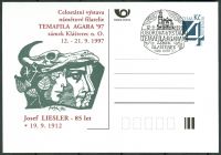 (1997) CDV 22 O - P 26 - příl. raz. Agara - Celostátní výstava námětové filatelie Temafila AGARA 97