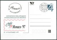 (1997) CDV 22 O - P 29 - Monaco - razítko + kašet