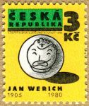 (1995) MiNo. 68 ** - Czech Republic - Osvobozené divadlo - Jan Werich