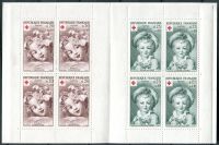 (1962) MiNo. 1418 - 1419 ** - France - booklet - Red Cross