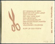 (1966) MiNo. 566 D ** - Sweden - booklet - Nobel Prize winner of the year 1906