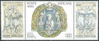 (1982) MiNo. 805 - 807 ** - Vatican - 500th anniversary of the death of the sculptor Luca della Robb